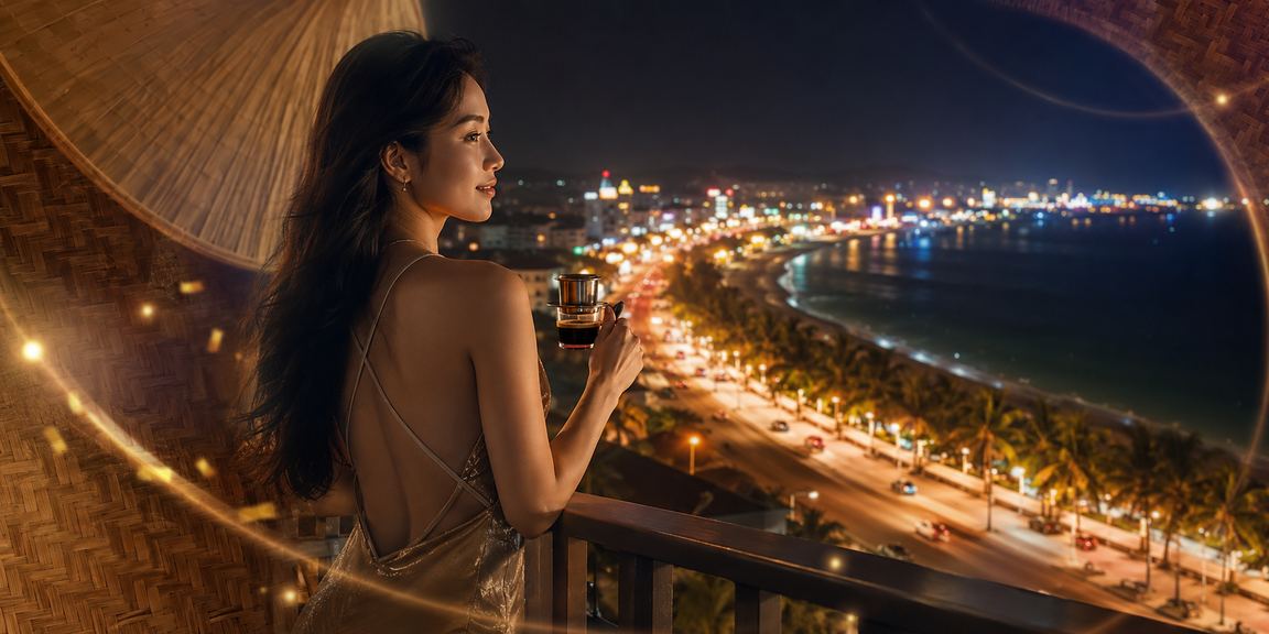 Người dùng Phan Thiết dùng ứng dụng casino trên điện thoại bên bờ biển